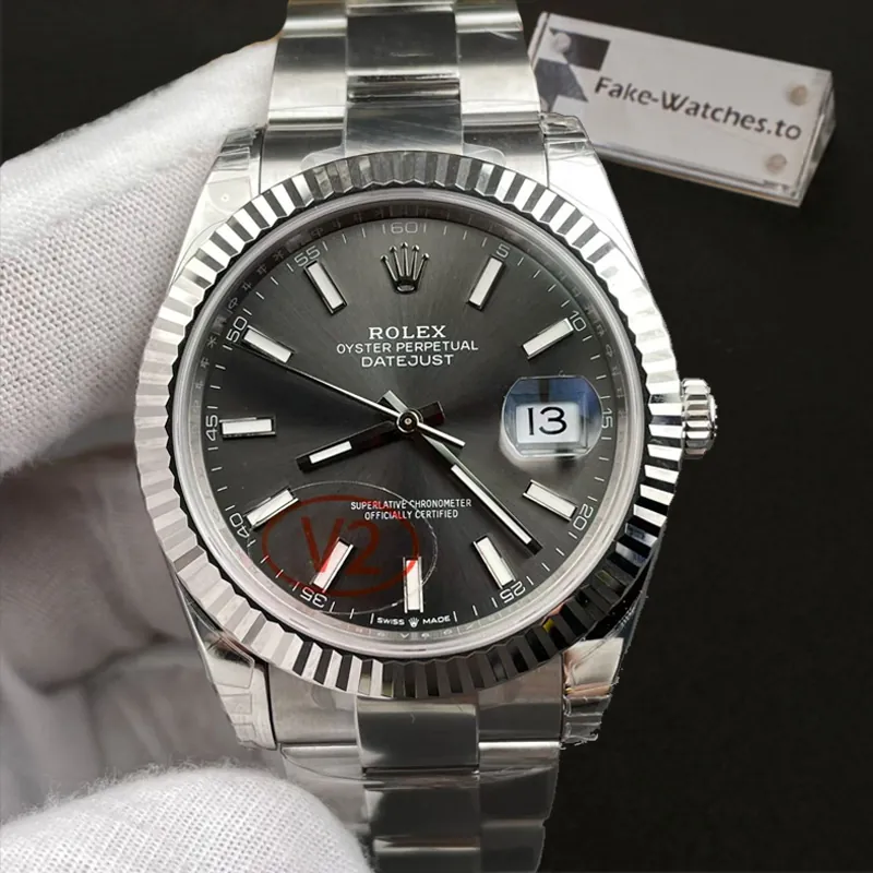 Rolex DateJust Black Dial m126334-0017 41MM 3235 Movement Replica Men's Watch
