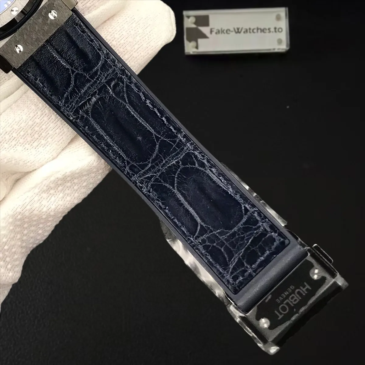 Hublot Replica Classic Fusion 45MM Blue Titanium Automatic 511.CM.7170.LR - Image 4