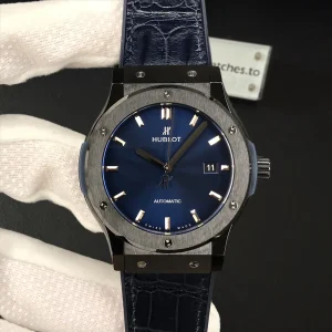 Hublot Replica Classic Fusion 45MM Blue Titanium Automatic 511.CM.7170.LR