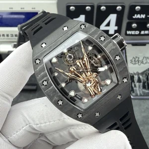 Replica Richard Mille RM 66 Flying Tourbillon Skeleton Manual Wind Luxury Men's Watch