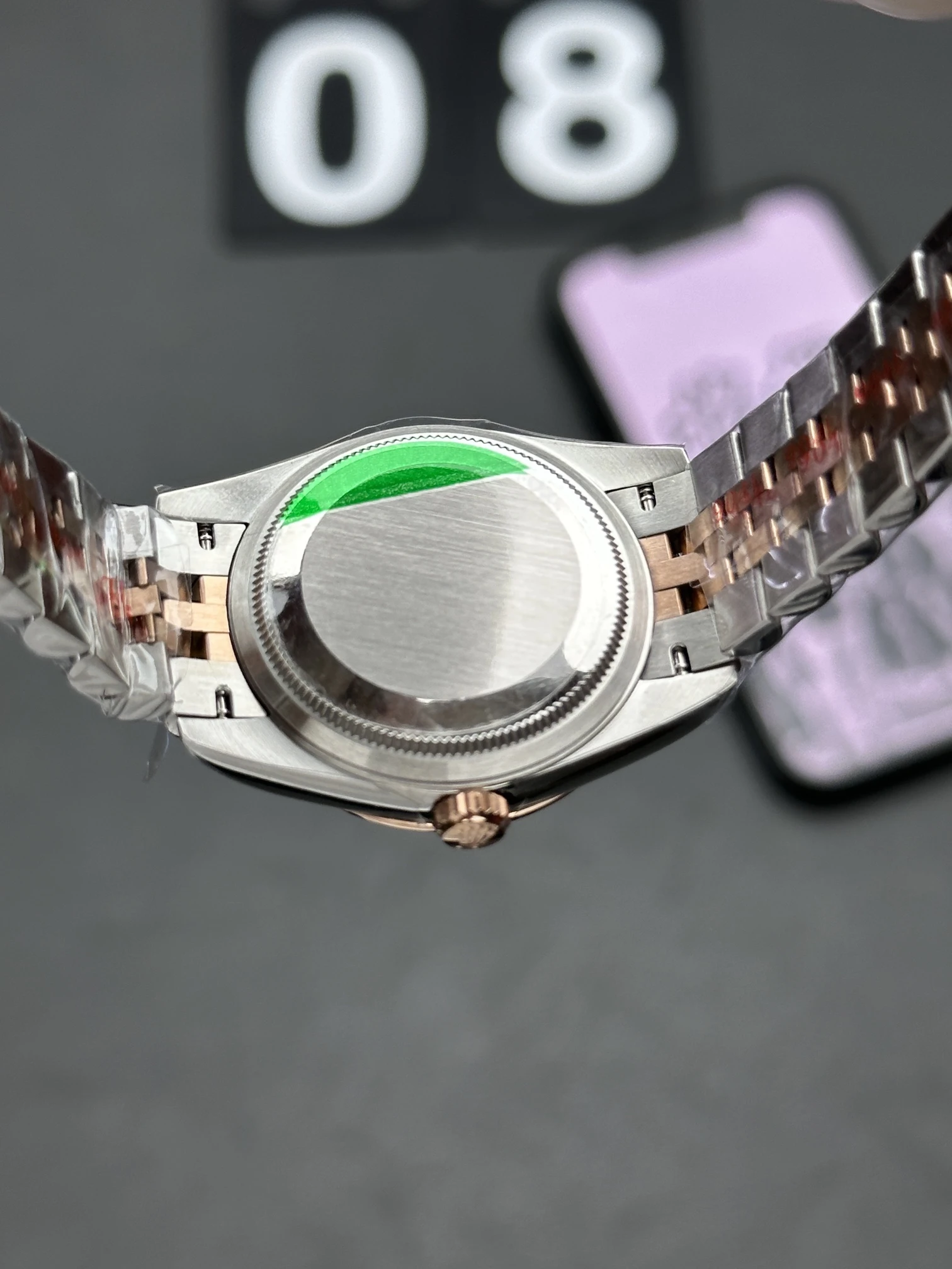 Replica Rolex Datejust 278271 31mm Rose Gold & Stainless Steel Lady Watch - Image 3