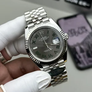 Rolex Datejust 41 m126334-0022 Replica Watch – Grey Wimbledon Dial Automatic
