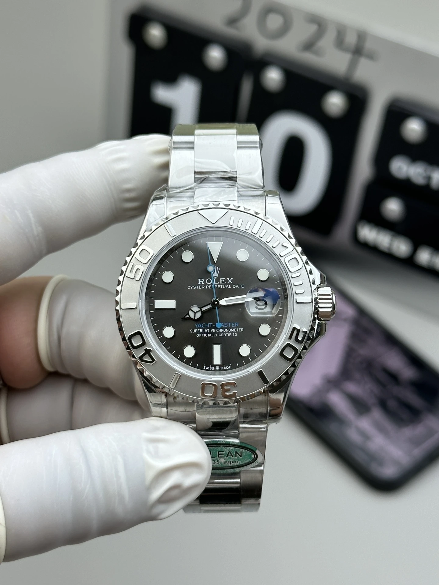 Replica Rolex Yacht-Master 126622 40mm – Rhodium Grey Dial Automatic Watch - Image 2